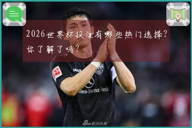 2026世界杯投注有哪些热门选择？你了解了吗？